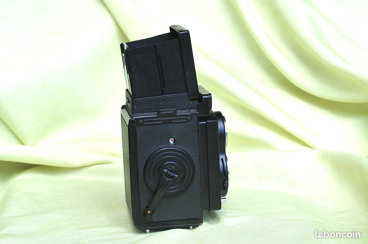 Appareil Photo Seagull WWSC-120 6x6 TLR – Objectif 75mm F/3.5 – Comme Neuf (Ouvert)