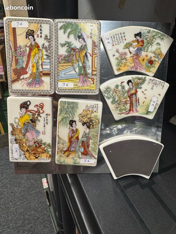 Collection de magnets chinois en porcelaine (image 2)
