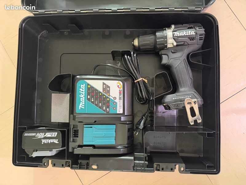 Kit visseuse/perceuse Makita DDF484 – État neuf (image 1)