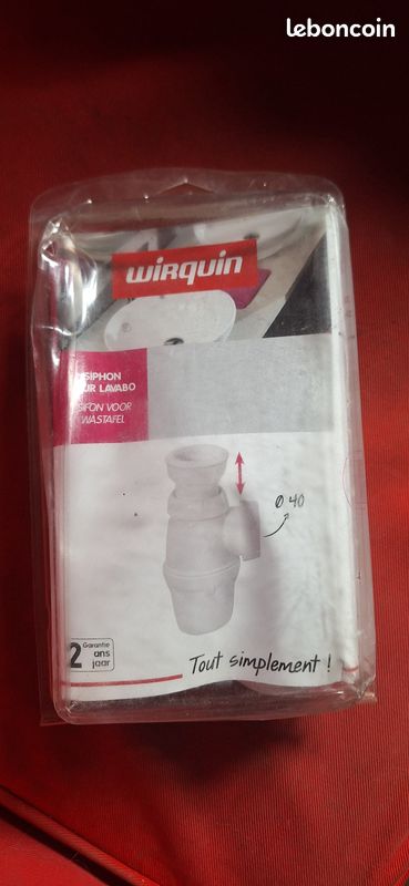 Siphon pour lavabo (image 1)