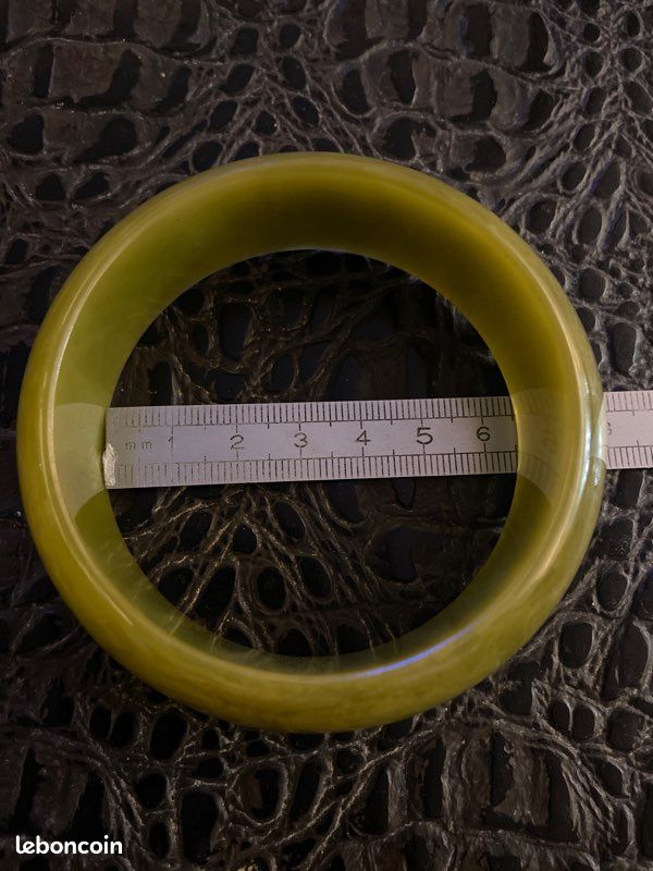 Bracelet Années 1960 En Bakélite Imitation écaille - 6,2 Cm, Vintage Pour Femme