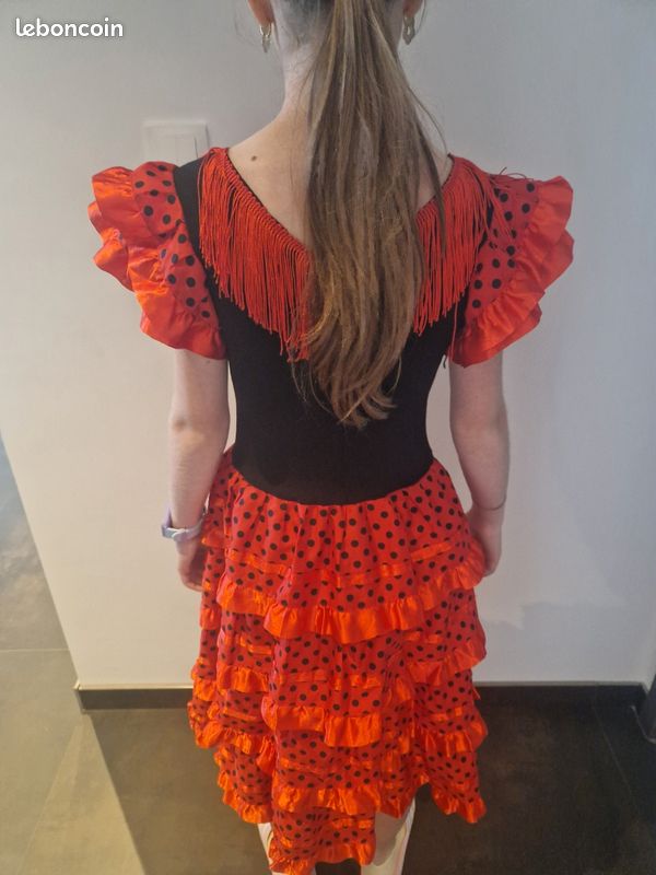 Déguisement robe espagnole taille 8 ans (image 2)