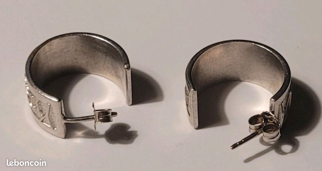 Boucles D'oreilles Clips Vintage Yves Saint Laurent - Made In France - N°2 - Doré