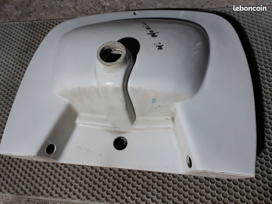 Lavabo blanc neuf porcher 0,44 x 0,60 (image 2)