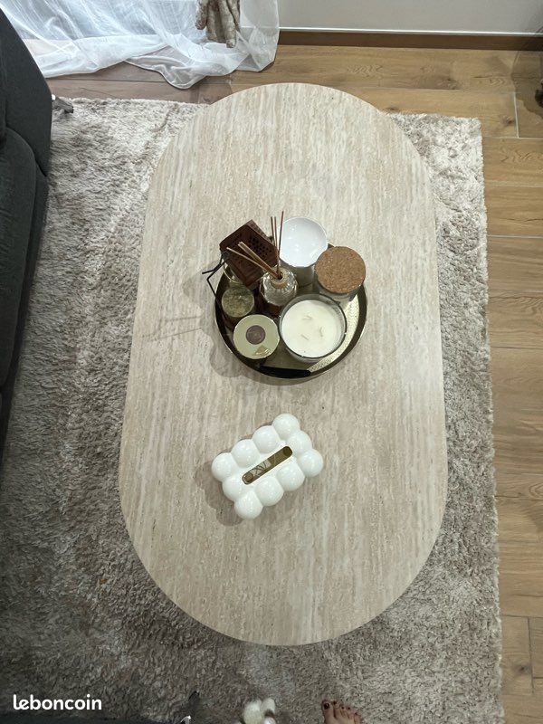 Lot de Table À Manger et Table Basse (image 11)