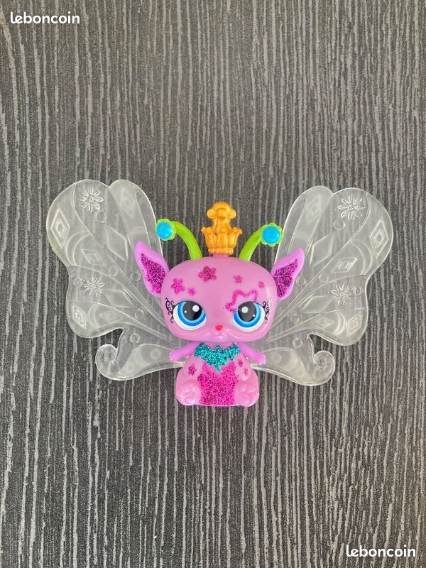 Figurine Littlest PetShop : Mini Chauve-souris Féerique Rose #2836 - Occasion