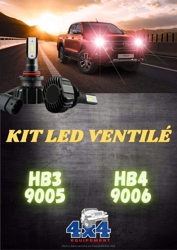 Ampoule H7 à LED Ventilée