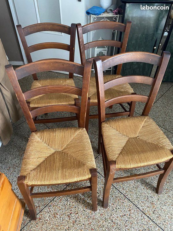 Vends 4 chaises année 70’80’ (image 1)