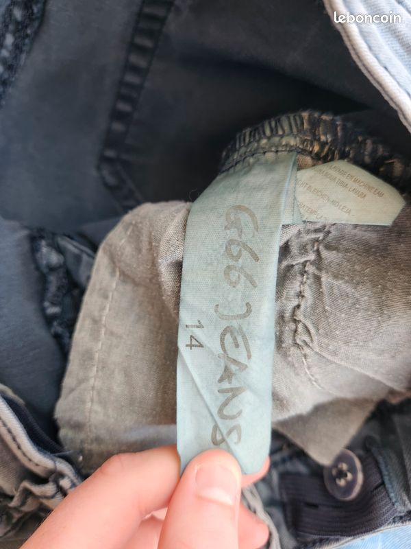 Lot 2 jeans fille 14 ans (image 3)