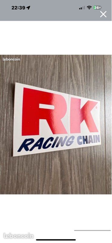 Autocollant RK RACING CHAIN (image 2)