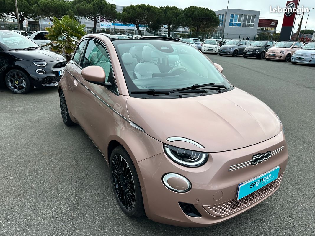 LOA 163e/mois Nouvelle Fiat 500 cabrio Électrique 42kWh La Prima (image 2)