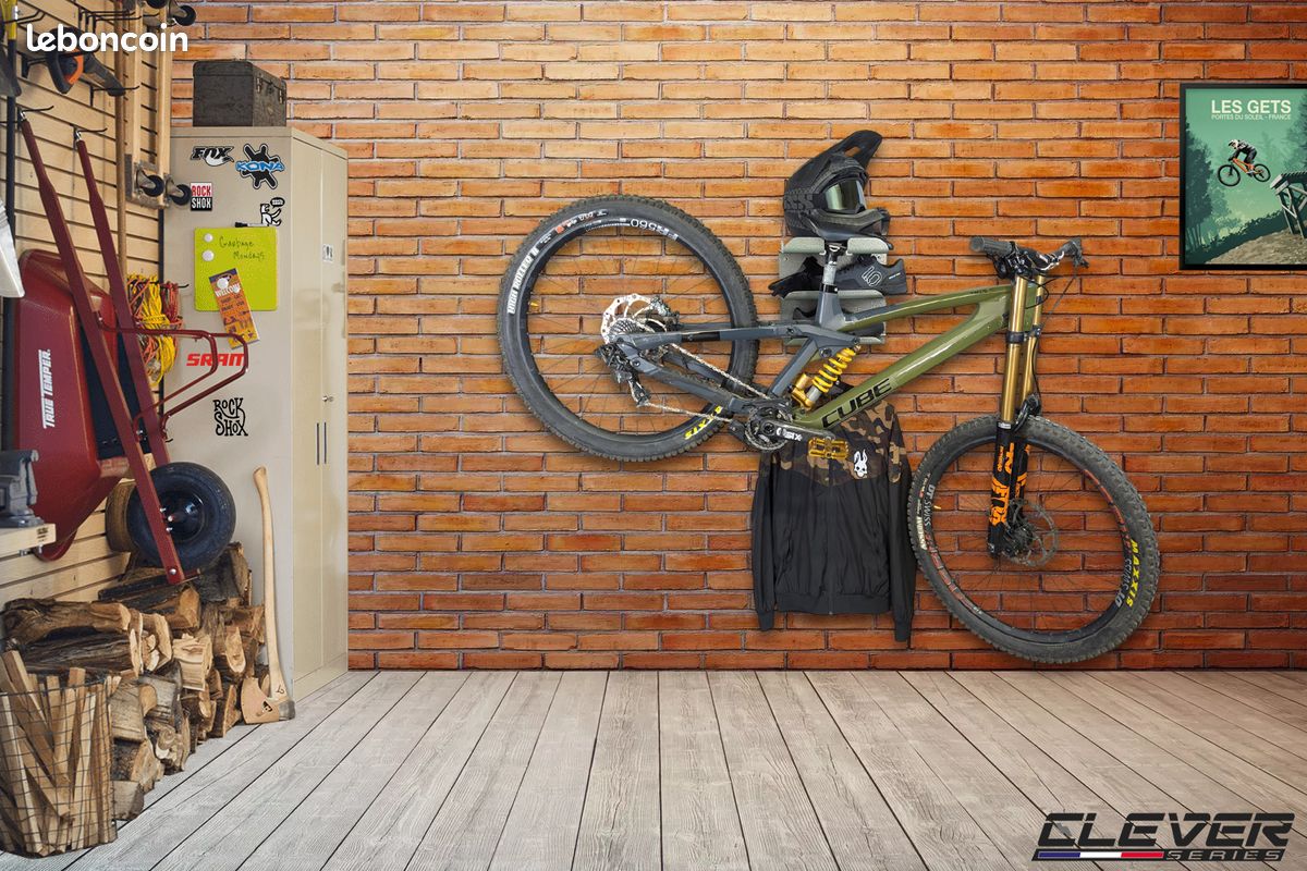 Support Mural Pour Trottinette Ou Vélo - Gain De Place Et Pratique