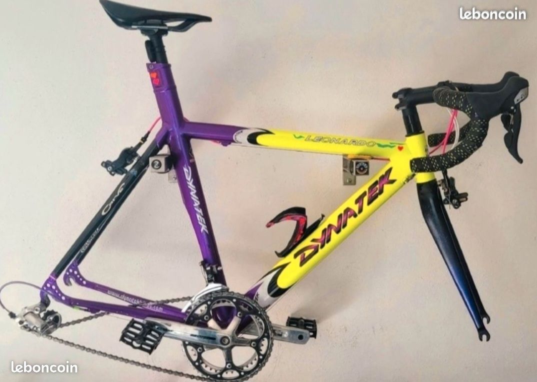 Velo route course CLM DYNATEK TRI TT CARBONE ALU Leonardo columbus italien (image 1)