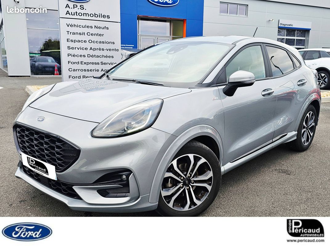 Ford puma 1.0 ecoboost 125 mhev s&s bvm6 st-line / gps / attelage (image 1)