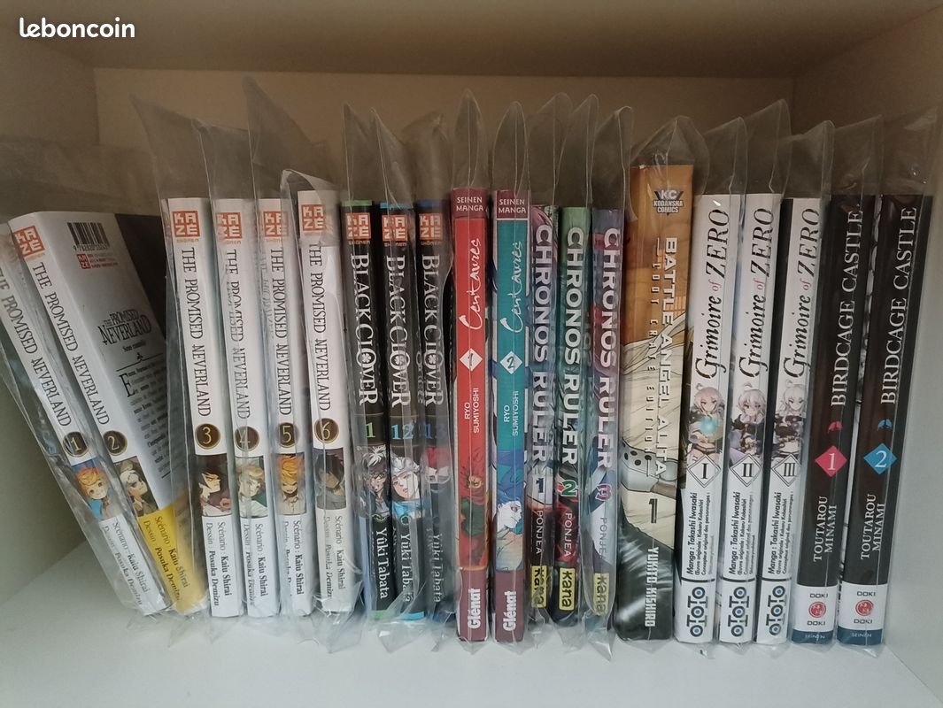 Mangas état neuf emballés sous manga bag (image 5)
