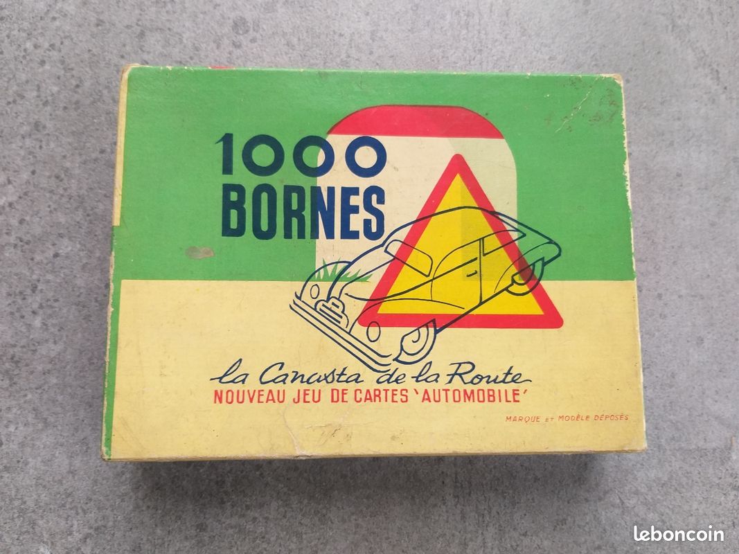 Jeu mille bornes as du volant : Achat occasion | Jeux de société