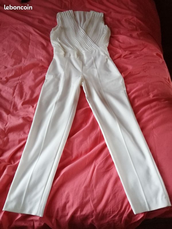 Combinaison blanche mariage (image 1)