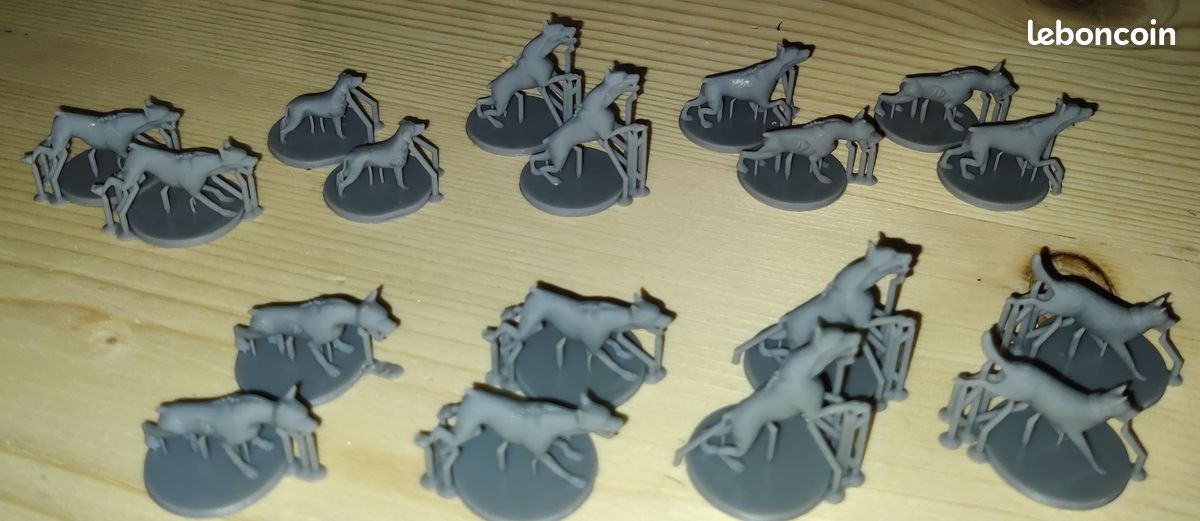 28 Chiens pour Zombicide (impression résine) (image 1)