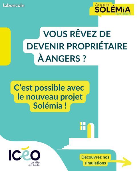 Appartement 2 pièces 40 m² · à Angers · 40 m² · 119 000 €