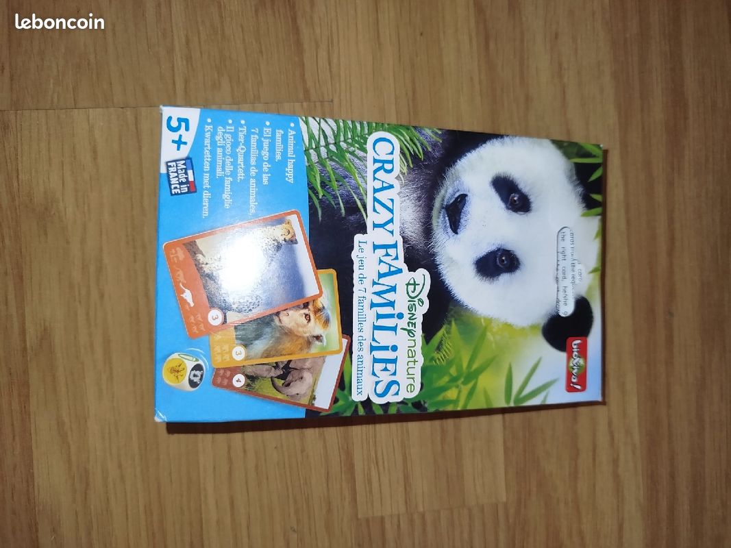 Jeux de 7 familles d'animaux (image 1)