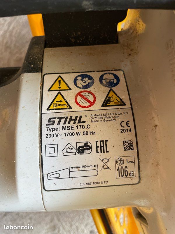 Tronçonneuse STIHL MSE 170C (image 3)
