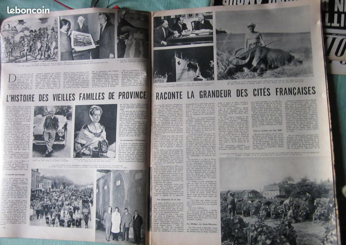 Noir et blanc revue magazine (17) Brigitte Bardot Petain Noel Ursula Andress Petula Clark Jane Fonda De Gaulle Douaumont (image 14)