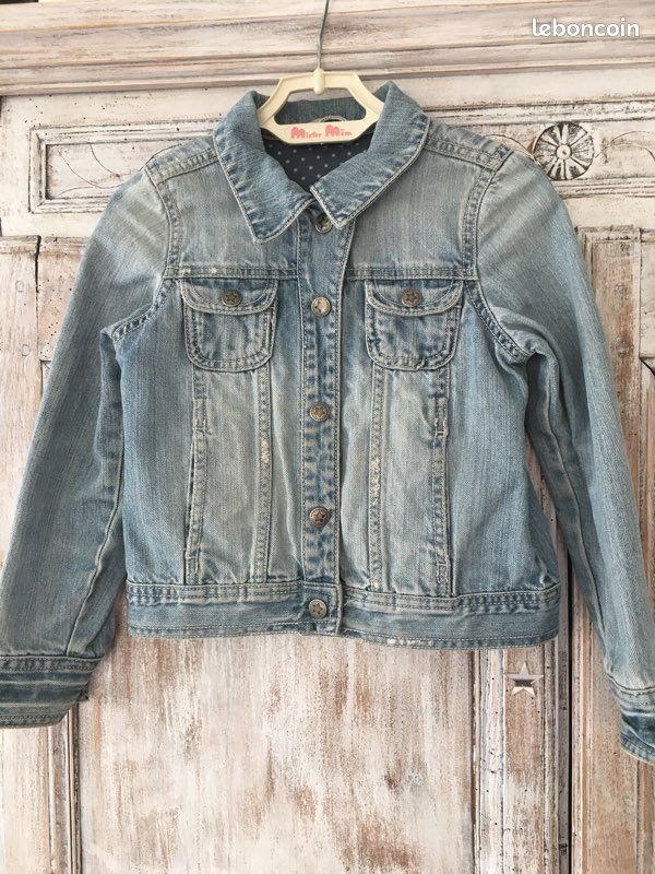 Veste en jean fille 5-6 ans Tex (image 1)