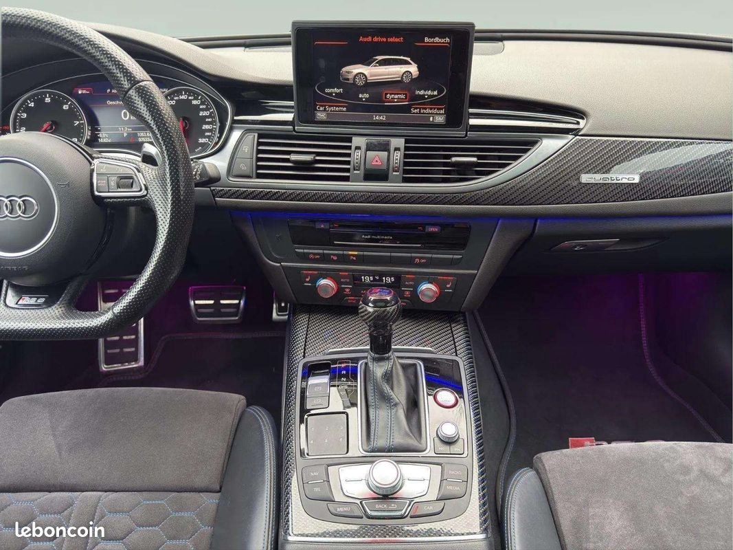 Audi RS6 Avant Performance * 605 ch * Quattro * Caméra 360 * Toit Pano * ACC (image 16)
