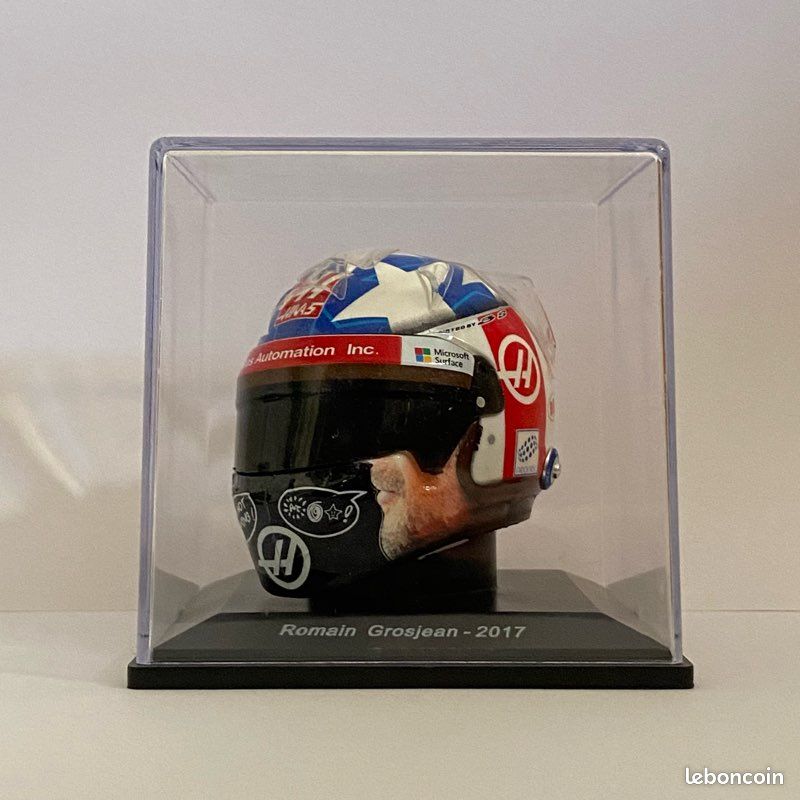 Fórmula Casco De Romain Grosjean ROMAIN GROSJEAN 2017 HAAS FORMULA