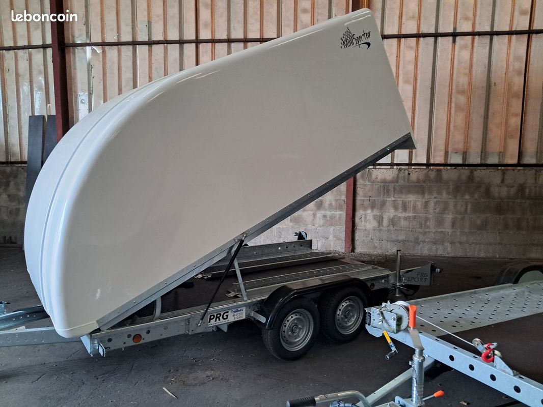 PRG Trailers Minisporter XW - Caterham - Remorque porte voiture fermée 1 ou 2 essieux (image 7)