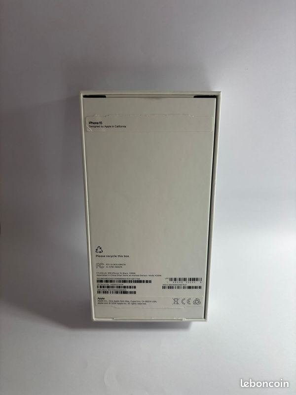 Boîte Apple vide pour iPhone 15 (image 2)