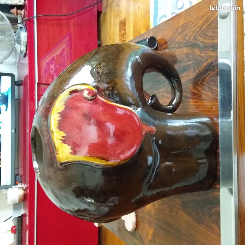 Vase Éléphant émaillé (image 8)