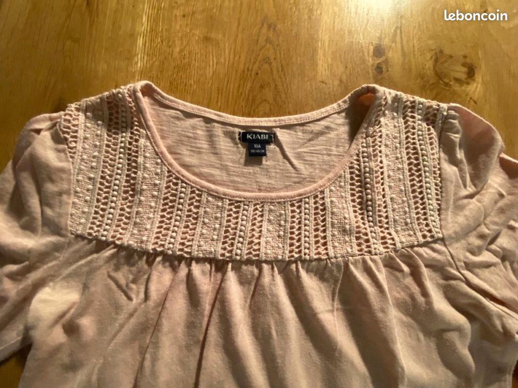 Tee-shirts Kiabi broderie (image 2)