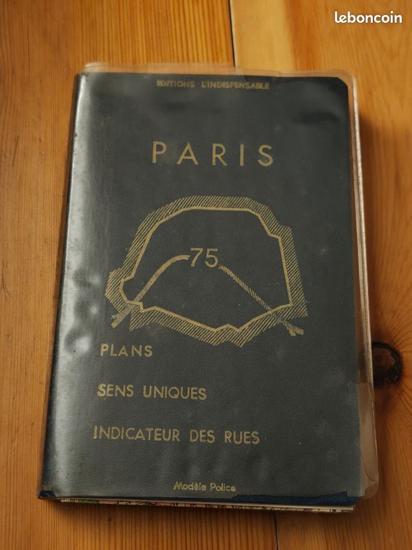 PARIS Plans, Indicateur des rues, Editions l'Indispensable modèle police (image 1)