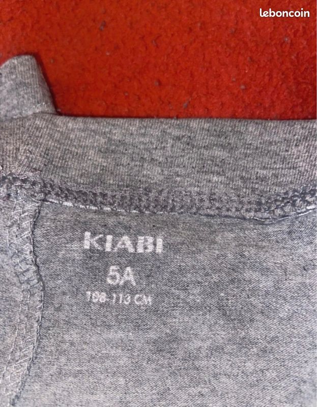 Legging Kiabi ,Petite fille , Gris, 5 ans (image 2)