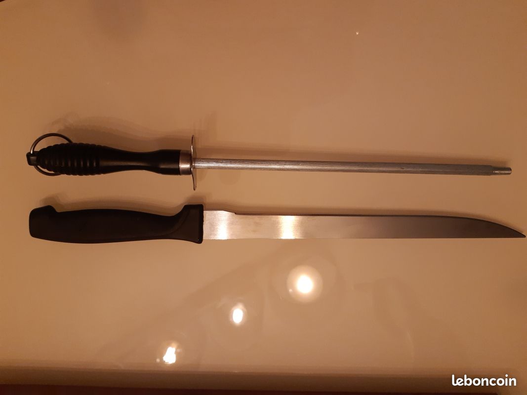 Couteau Jambon Inclus Support à Jambon Espagnol Couteau Fusil