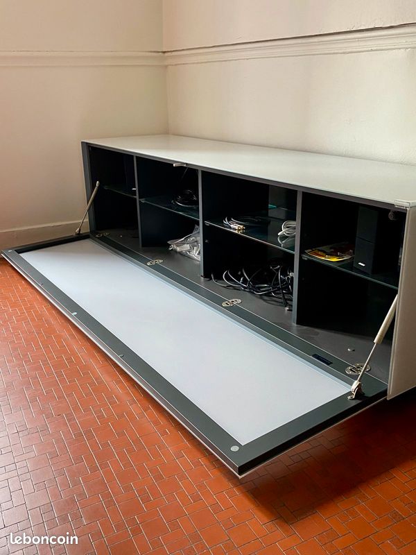 Meuble tv verre Munari Modena (image 3)
