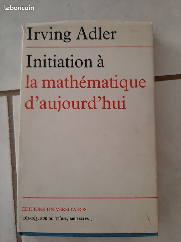 Initiation à la mathématique d'aujourd'hui (image 1)