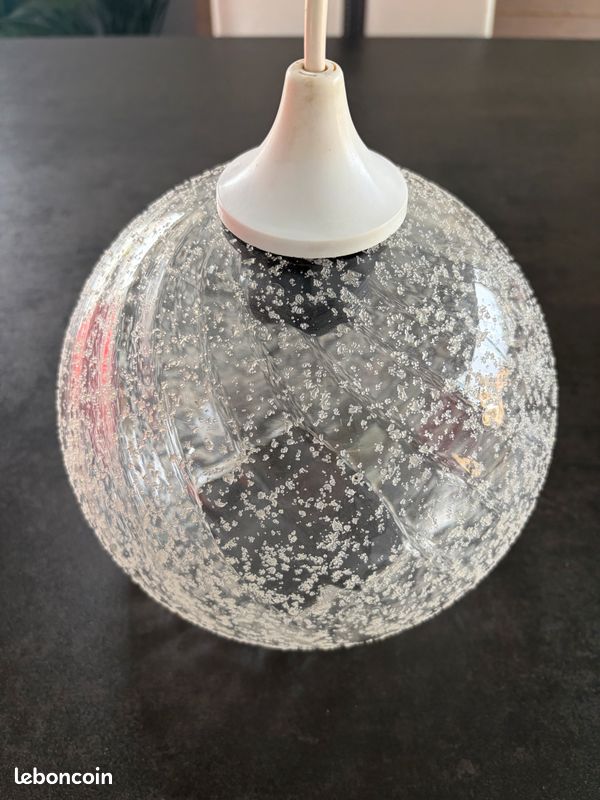 Lot De 2 Abat-jour En Verre Blanc Pour Plafonnier - Remplacement Cache Lampe - Neuf