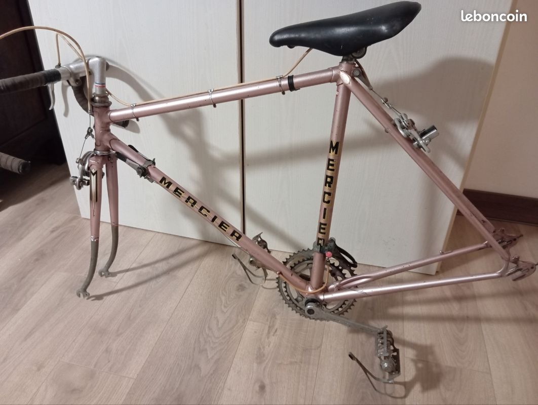 Cadre Vélo Vintage MERCIER – 56x57cm – Acier – 3245g – Années 70/80