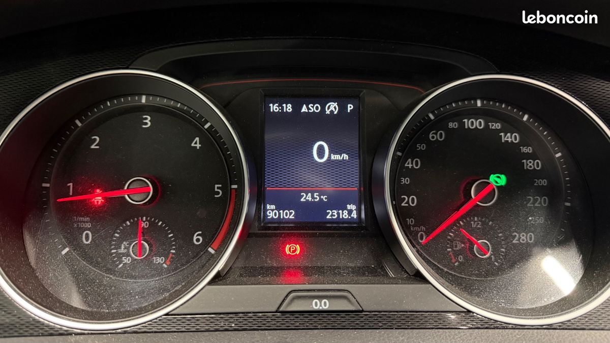 VOLKSWAGEN GOLF 2.0 TDI 180 GTD DSG BVA / Toit ouvrant / 1ere main / Entretien constructeur (image 11)