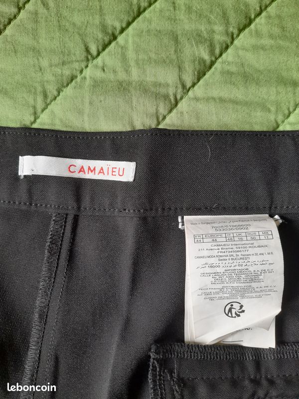 Pantalon noir Camaïeu (image 2)