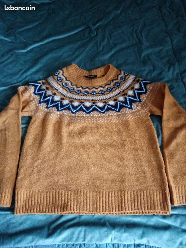 Pull moutarde femme taille S esmara (image 1)