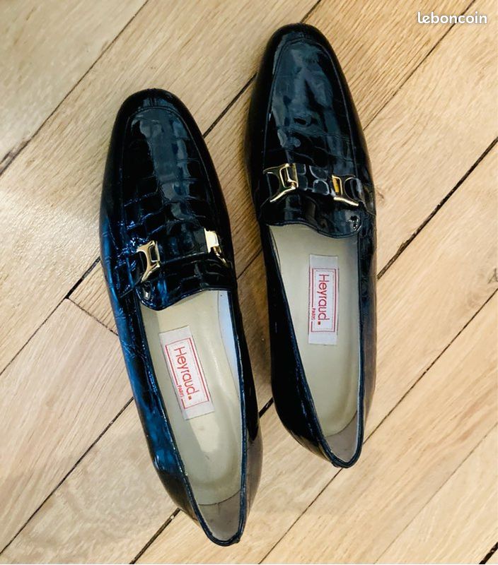 Mocassins Heyraud noirs (image 2)