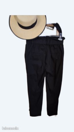 Pantalon noir taille haute Vêtements - Main Image