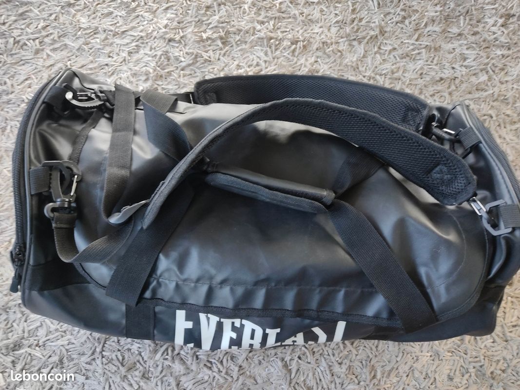 Sac De Sport Everlast Noir - Neuf, Idéal Pour La Marche Ou Le Transport D'affaires