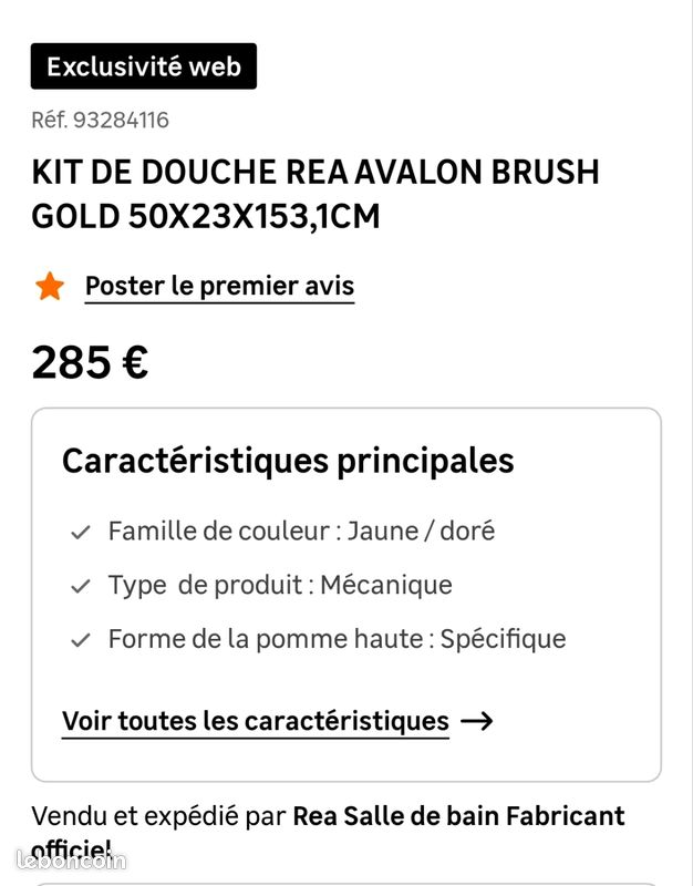 Colonne de douche avec robinet (image 6)
