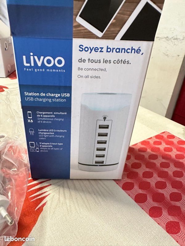Station de charge USB LIVOO (image 2)