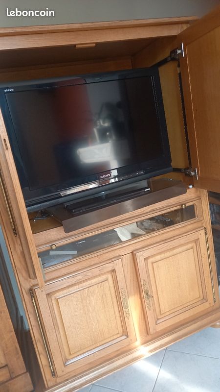 Meuble tv chêne clair (image 5)