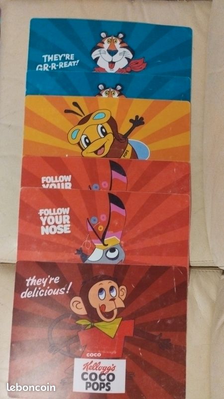 Ensemble D'un Set De Table + Plateau Kellogg's Frosties